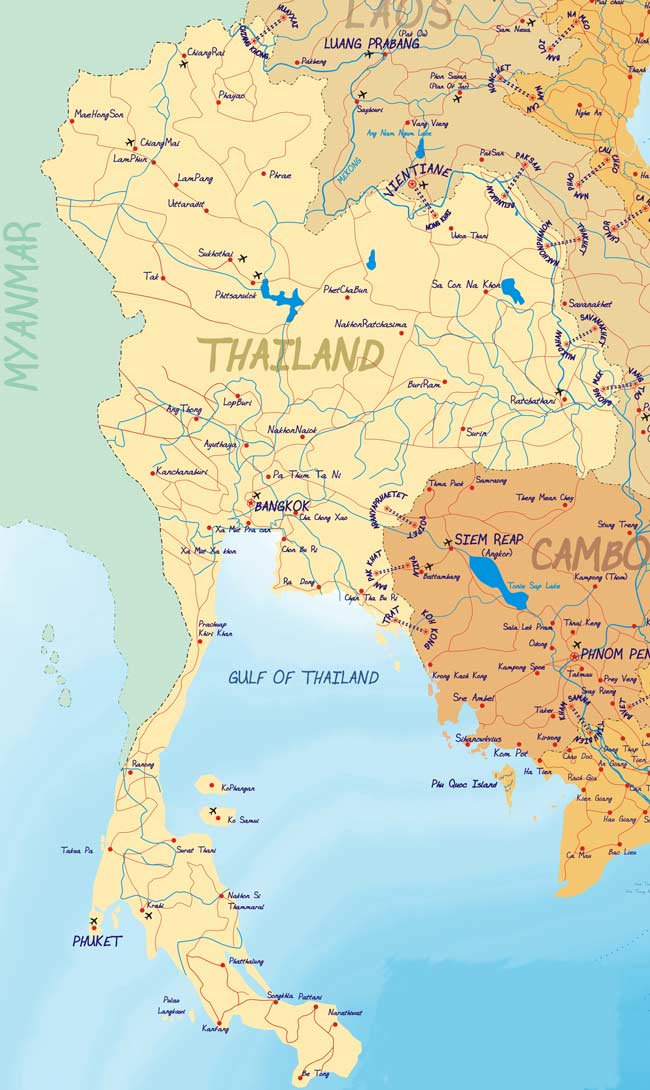 Map Thailand